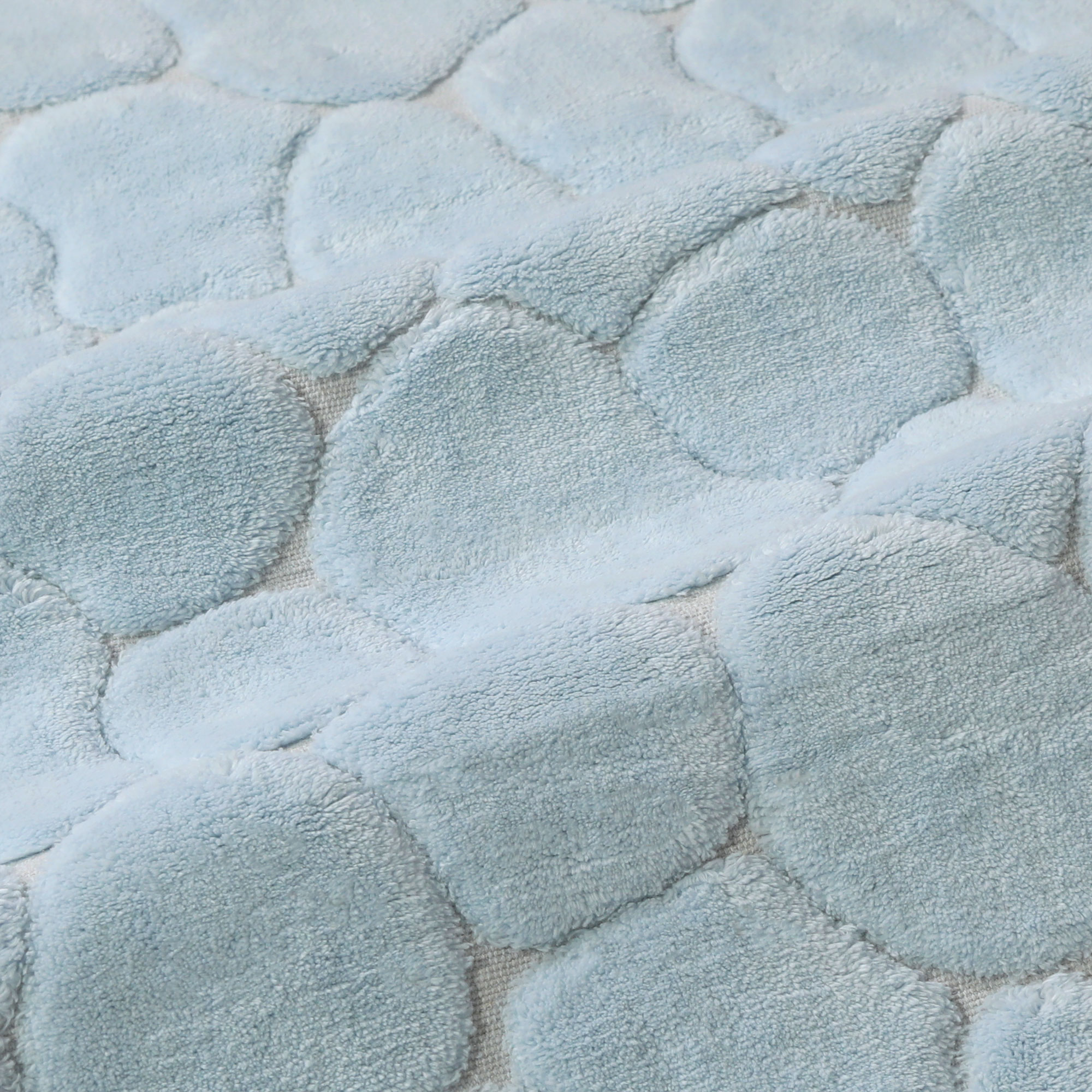 Набор ковриков для ванны Retro textil Stone голубой 2 шт - фото 11