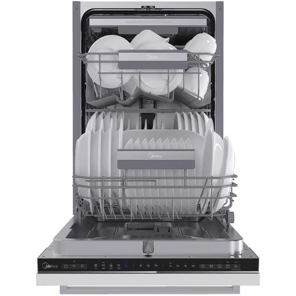 Посудомоечная машина Midea MID45S150i, цвет черный - фото 2