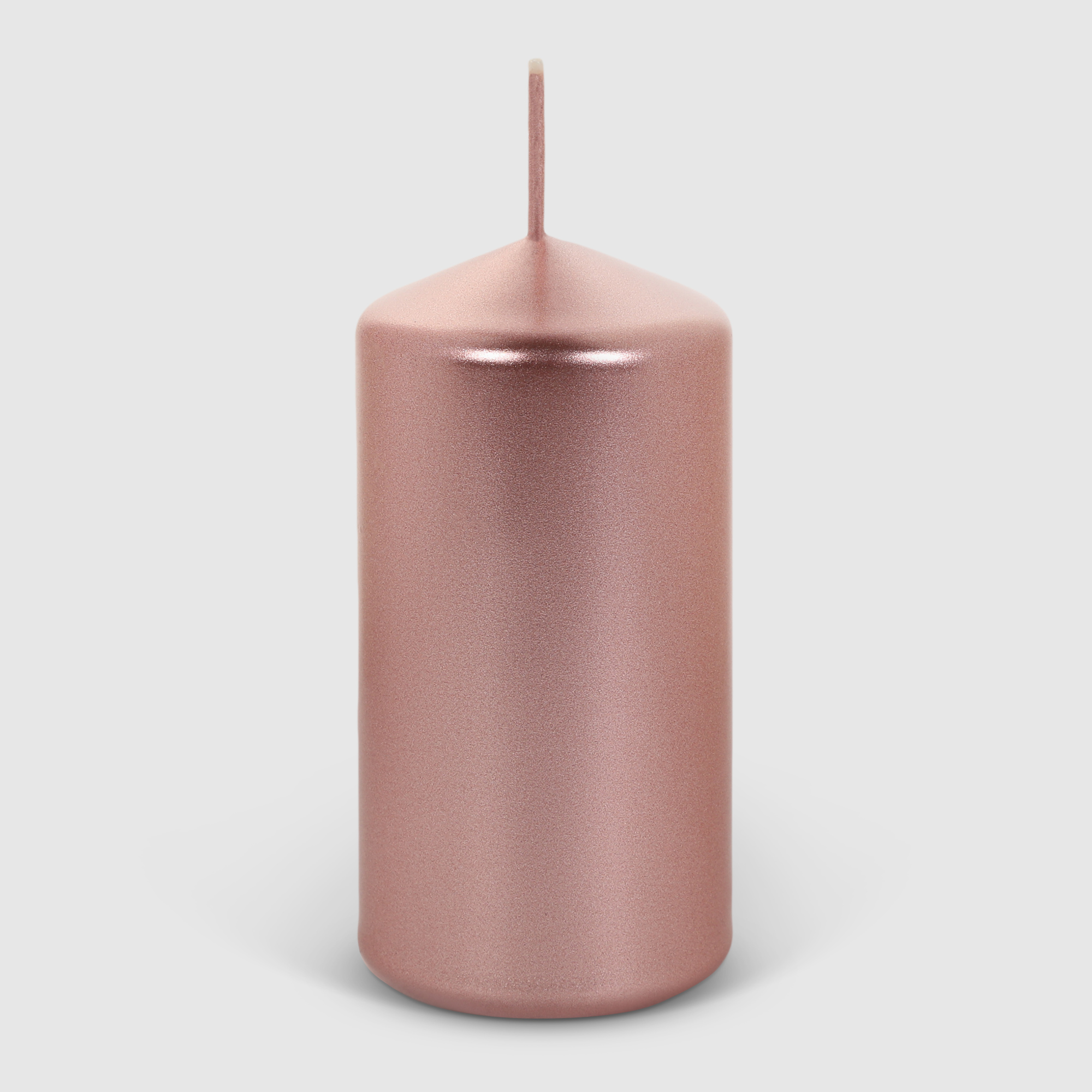 Свеча Mercury deco lucid розовое золото 5х10 см