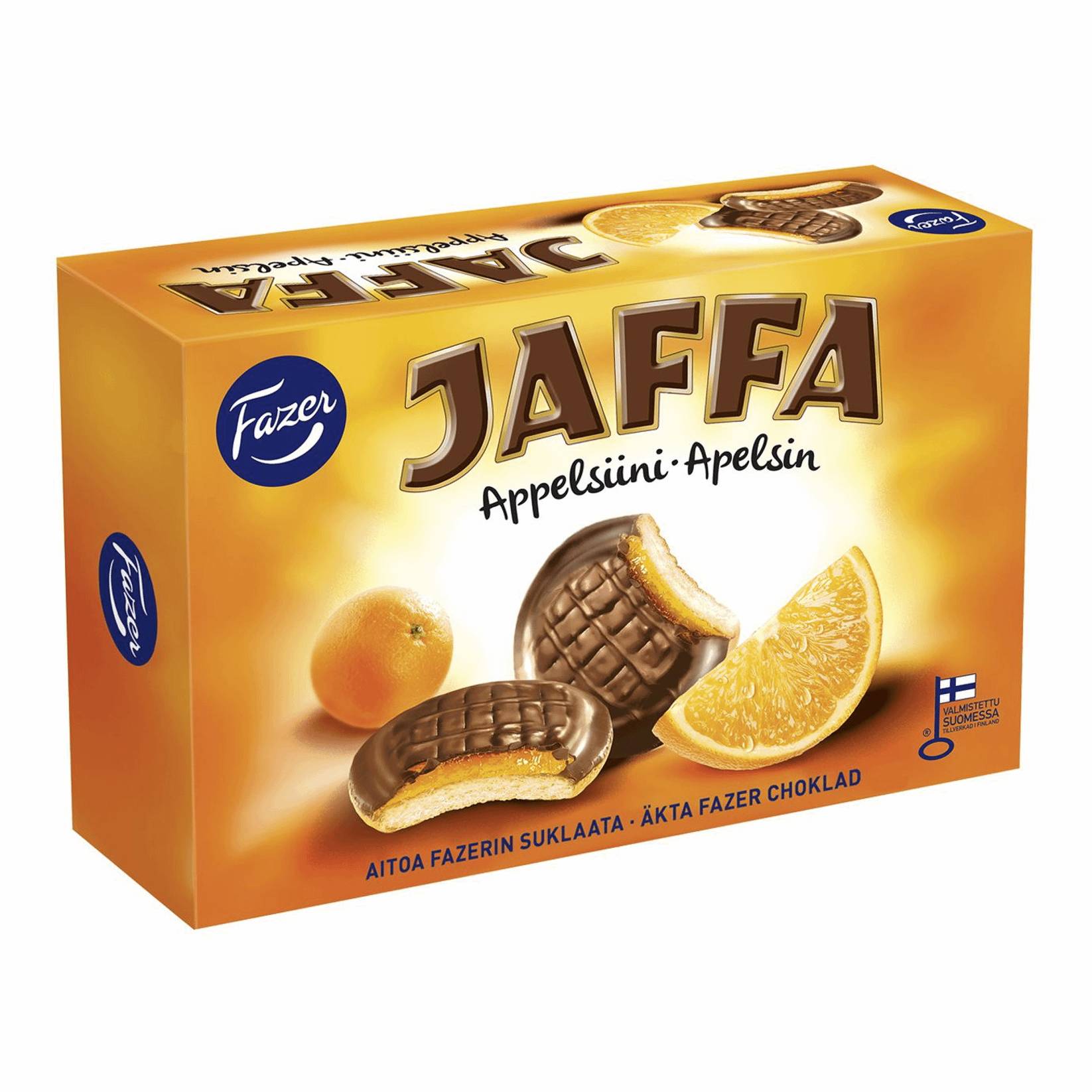 Печенье бисквитное Jaffa апельсин в шоколаде, 300 г печенье сэндвич ulker в молочном шоколаде 8х30 г