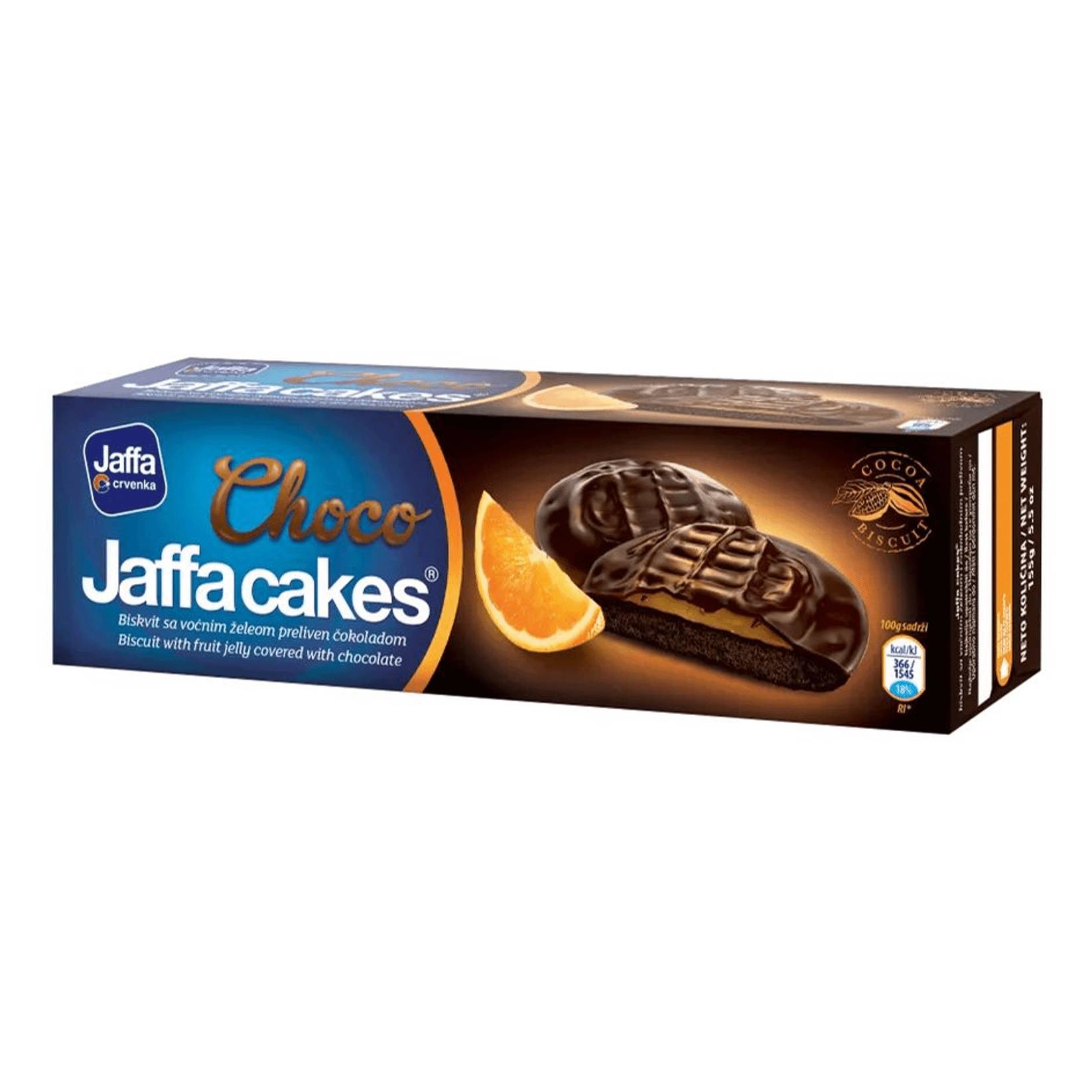 Печенье бисквитное Jaffa апельсин в шоколаде, 158 г печенье бисквитное jaffa cakes шоколад вишня 155 г