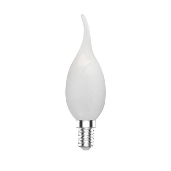 лампа gauss basic filament свеча 4 5w 380lm 2700к е14 milky led 1 10 50 Лампа Gauss Filament Свеча 1045115 2700К Е14