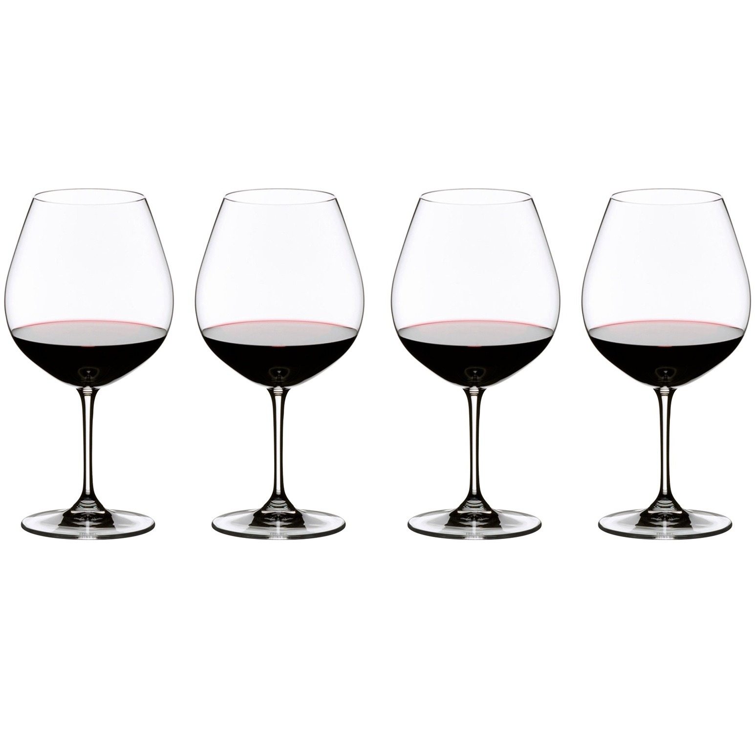 хрустальный бокал для красного вина pinot noir 950 мл winewings riedel 1234 07 Набор бокалов Riedel Vinum Pinot Noir 725 мл 4 шт