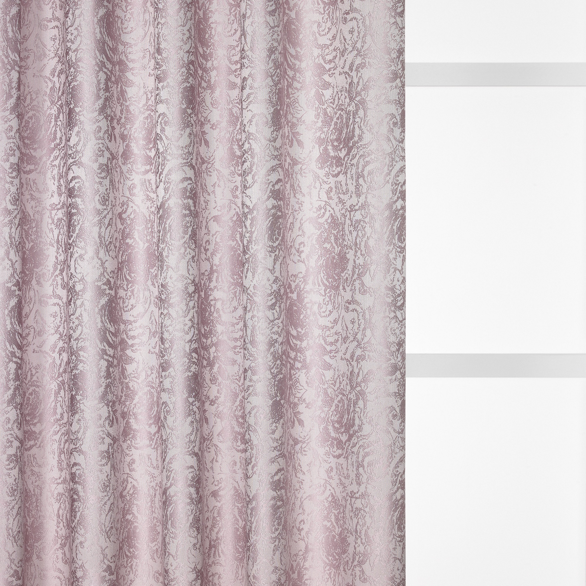 Штора на шторной ленте Daily by Togas Россини розовый 200х270 см 2 предмета, размер 200х270 - фото 2