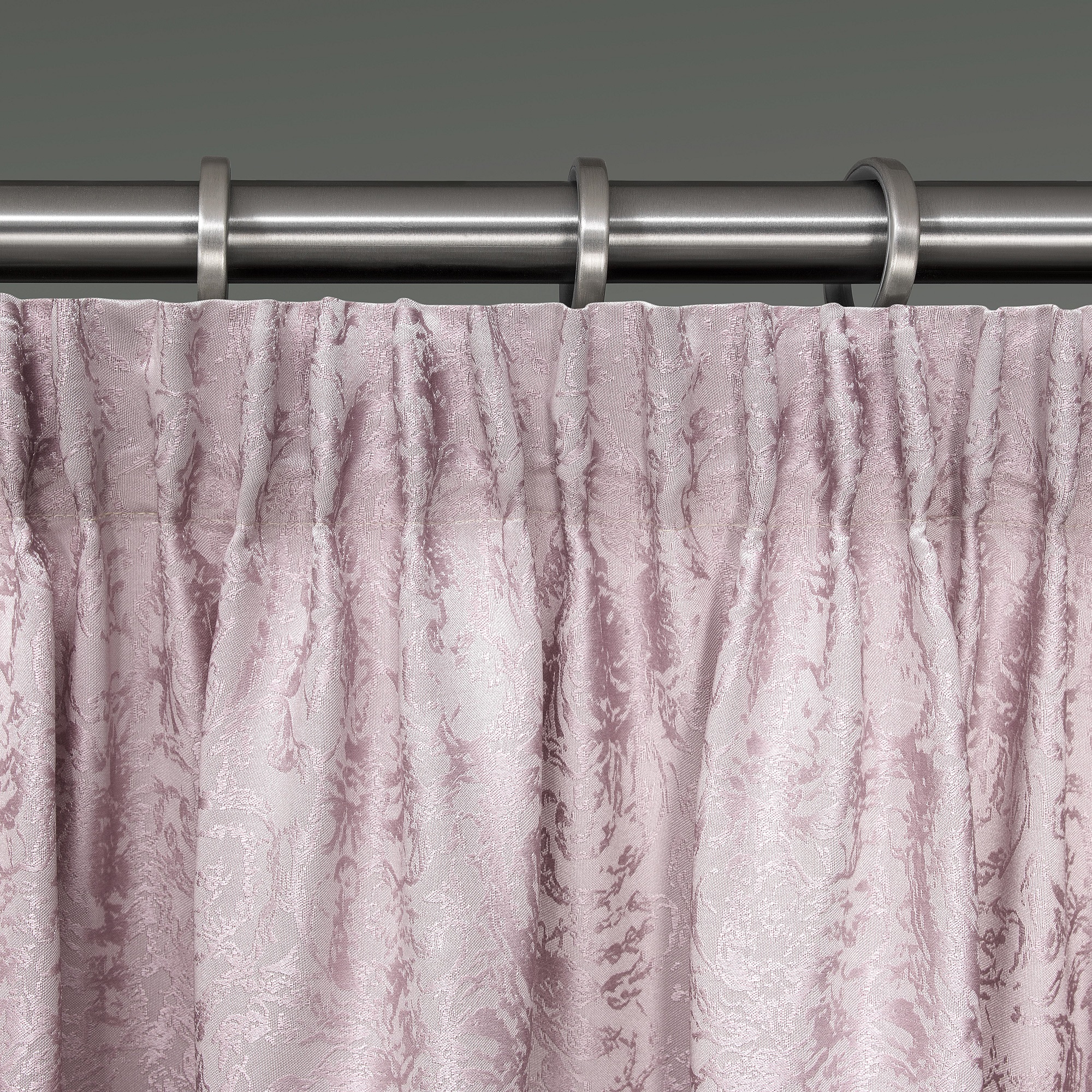 Штора на шторной ленте Daily by Togas Россини розовый 200х270 см 2 предмета, размер 200х270 - фото 3