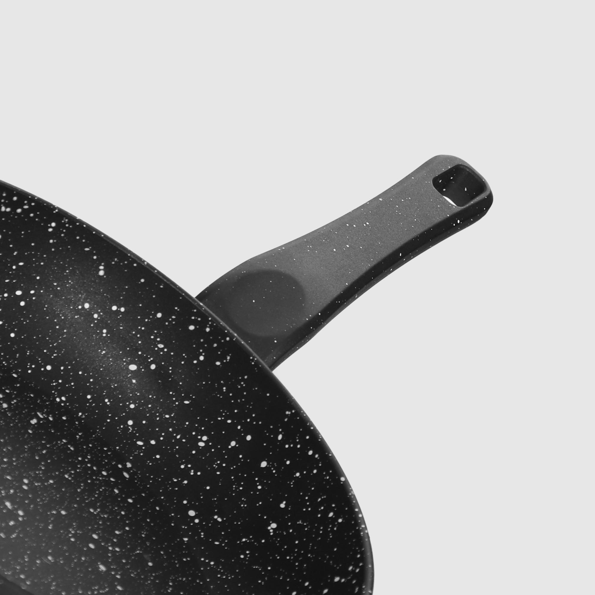 Сковорода Kitchenstar Granite черная 24 см, цвет черный - фото 11