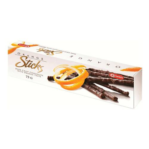 Шоколадные палочки Carletti Arches Orange со вкусом апельсина, 75 г суфле casali манговое в шоколаде 150 гр