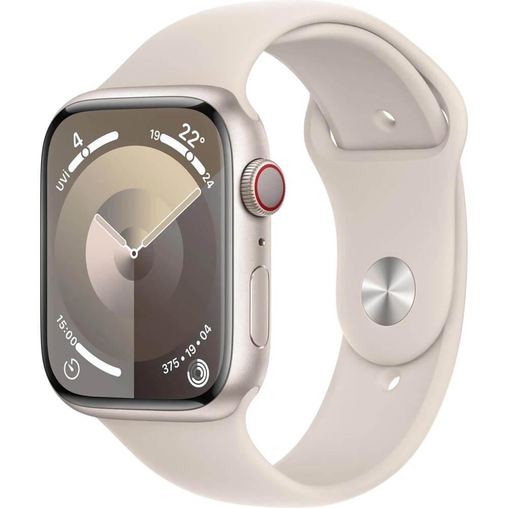 Смарт-часы Apple Watch Series 9 45 мм M/L спортивный ремешок золотой