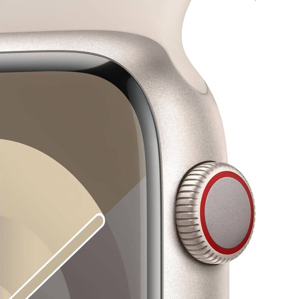 Смарт-часы Apple Watch Series 9 45 мм M/L спортивный ремешок золотой
