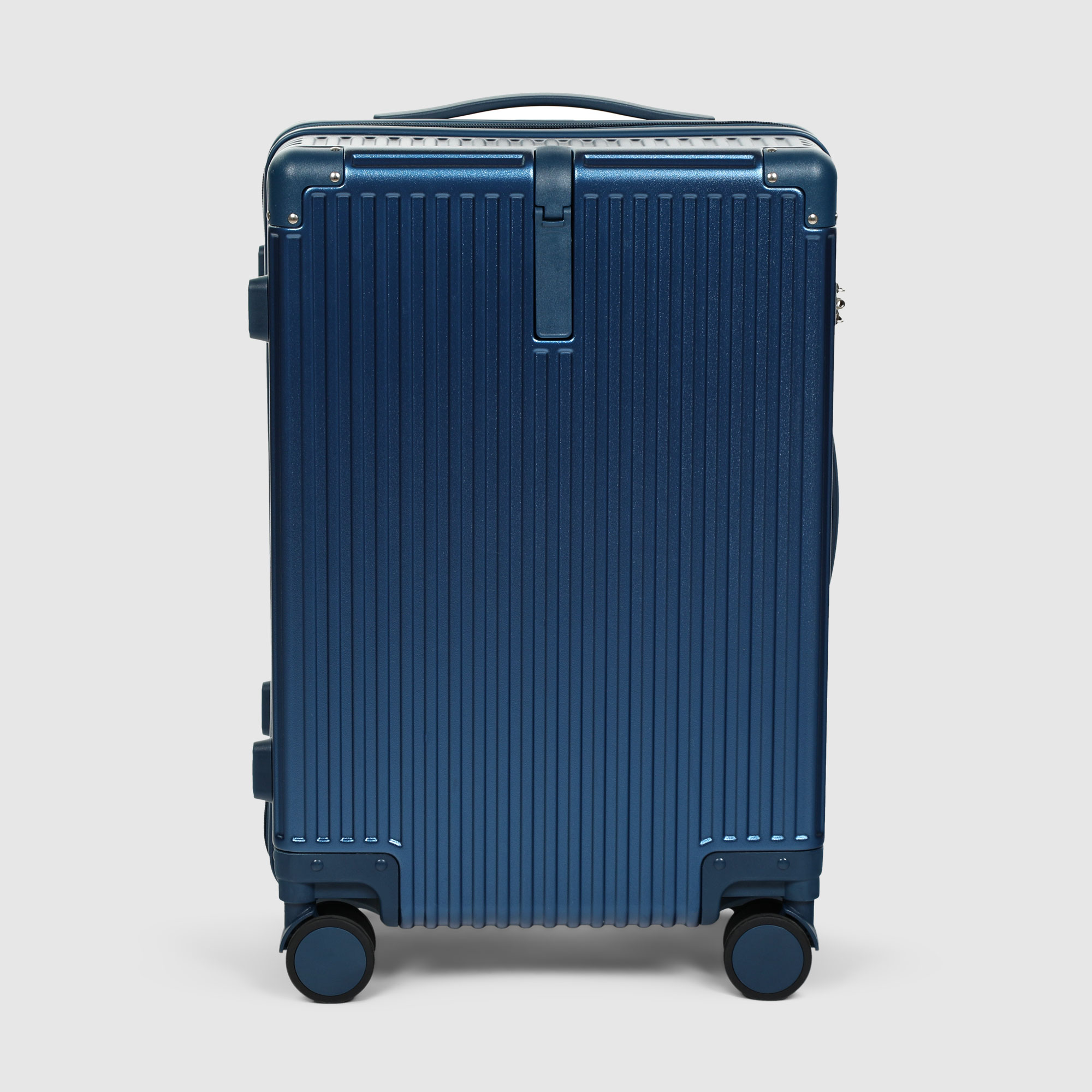 Чемодан Zhongshan Silk темно-синий 45,5х26х66 см чемодан ninetygo