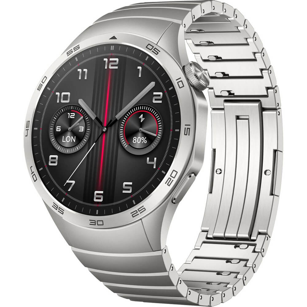Смарт-часы Huawei Watch GT 4 46 мм серебристый смарт часы huawei watch 4 pro mds al00 титан