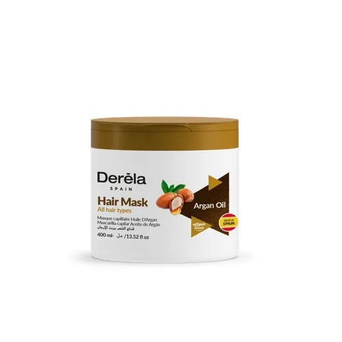 Маска для волос Derela с аргановым маслом 400 мл кондиционер для волос derela с аргановым маслом 750 мл