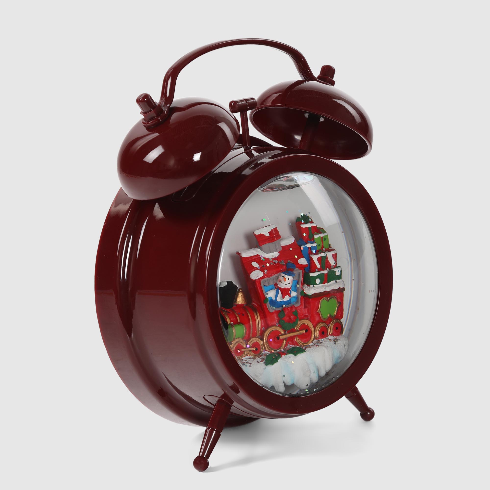 Фигура анимационная Timstor часы-водяной шар 19 см в ассортименте бант новогодний ad trend 24х23 см в ассортименте