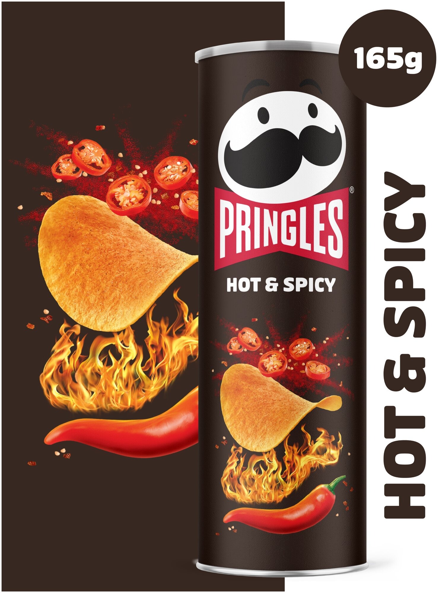 Чипсы Pringles со вкусом острого перца Hot and Spicy 165 г Вид№2