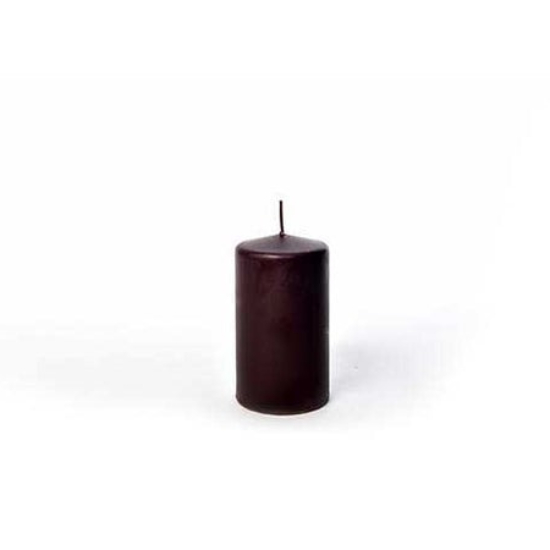 Свеча Mercury Pillar коричневая 14 см