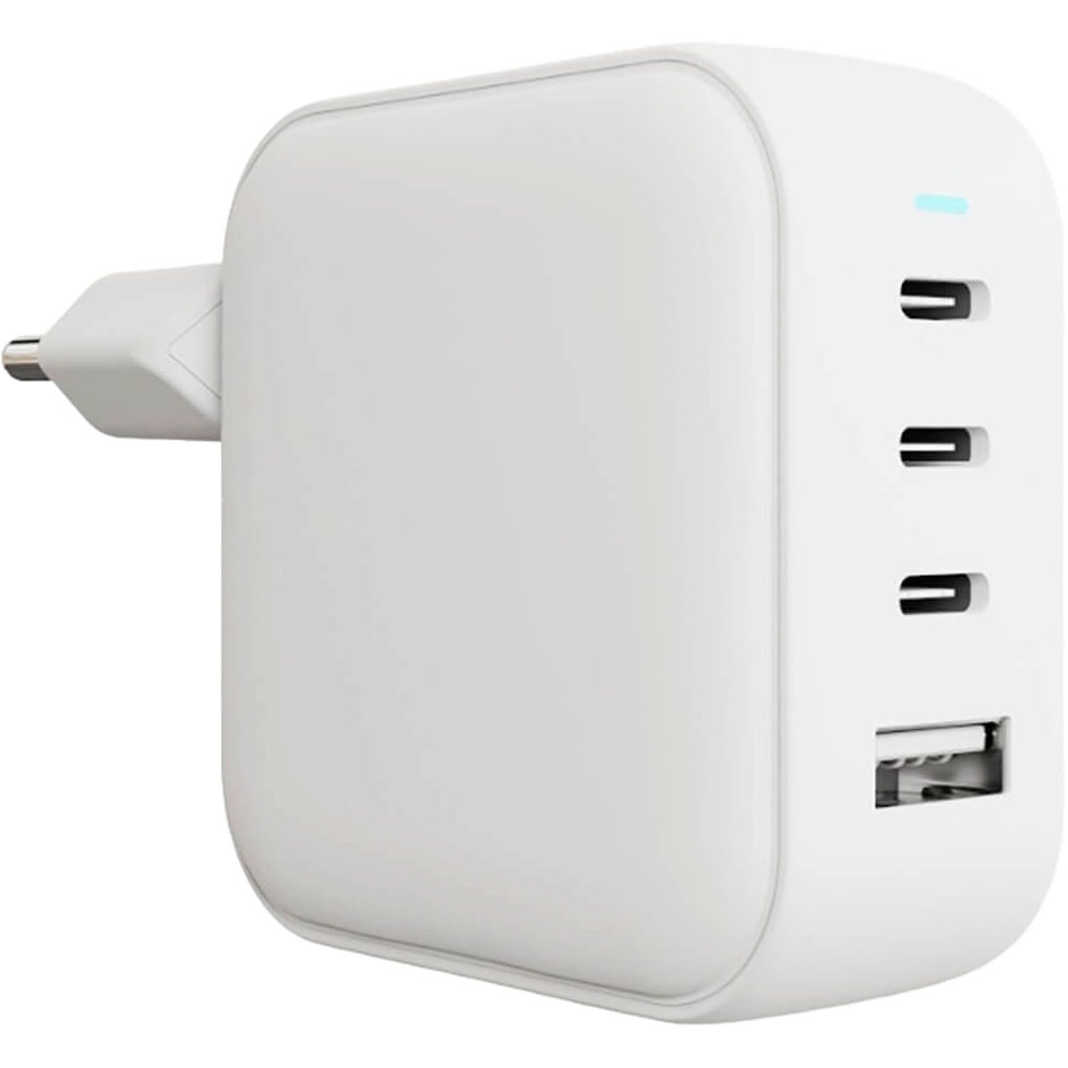 Сетевое зарядное устройство VLP G-Charge 3xUSB-C/USB-A белый сетевое зарядное устройство accesstyle crocus gan 65wca black