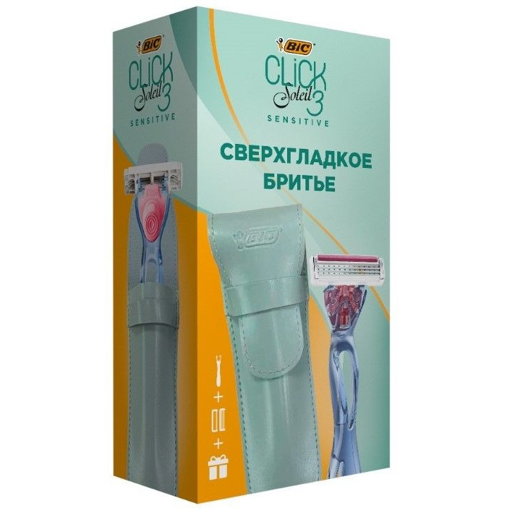Набор подарочный BIC CLICK SOLIEK для женщин бритва бердск 3340 м 3 х мерное бритьё