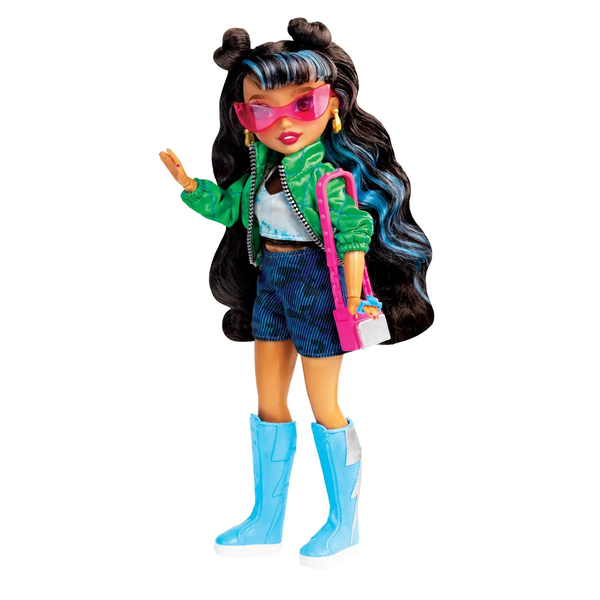 Кукла Far Out Toys GLO-UP Girls Алекс новогодние аппликации наклейками