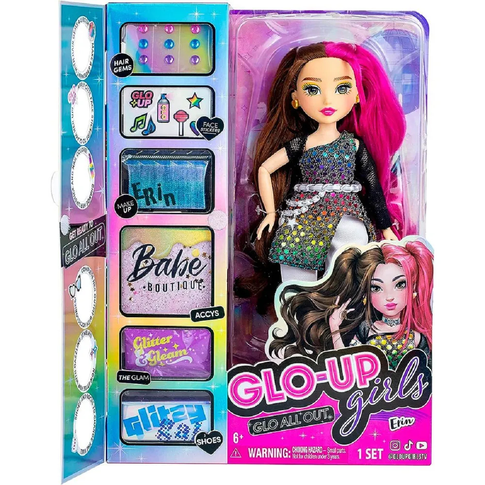 фото Кукла far out toys glo-up girls эрин