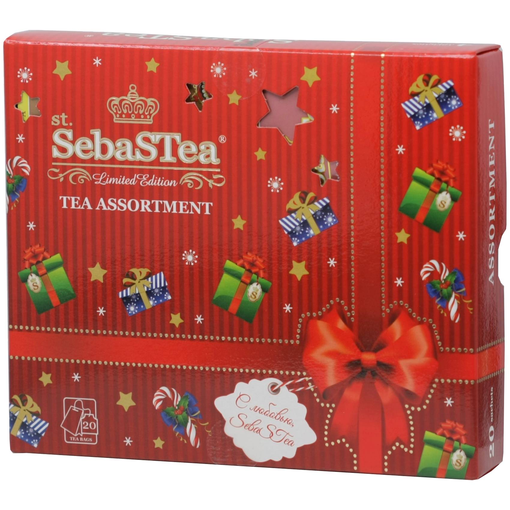 коллекция чая sebas tea festival ii символ года ассорти 20 пакетиков по 35 г Чай Sebas-Tea Fiesta II ассорти 20 пакетиков
