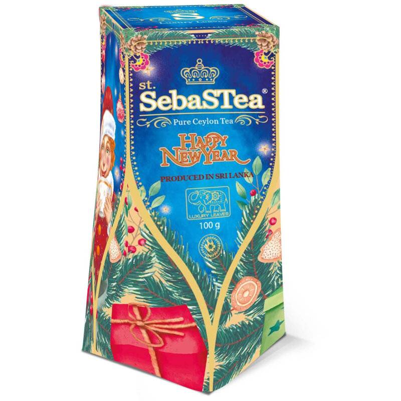 коллекция чая sebas tea festival ii символ года ассорти 20 пакетиков по 35 г Чай черный Sebas-Tea Winter Bliss Ассорти 1, 100 г