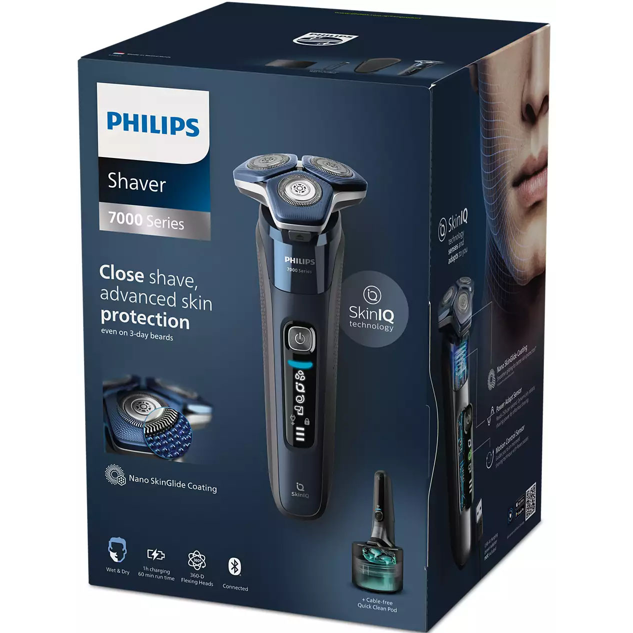 фото Электробритва philips s7885/50 синий