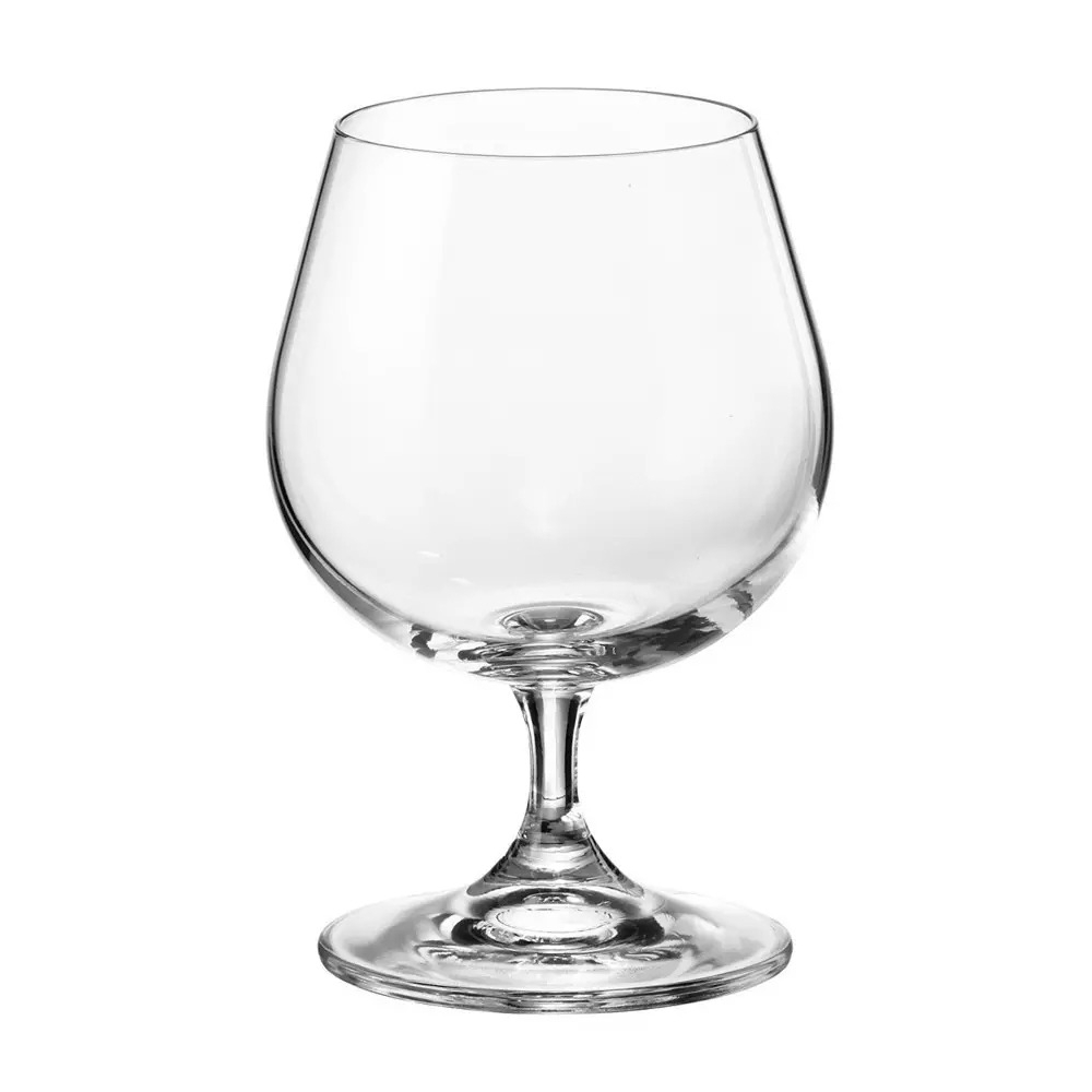 набор бокалов для бренди анжела 6 шт 400 мл гладкое бесцветное стекло Набор бокалов для бренди Crystalex лара 400 мл 6 шт
