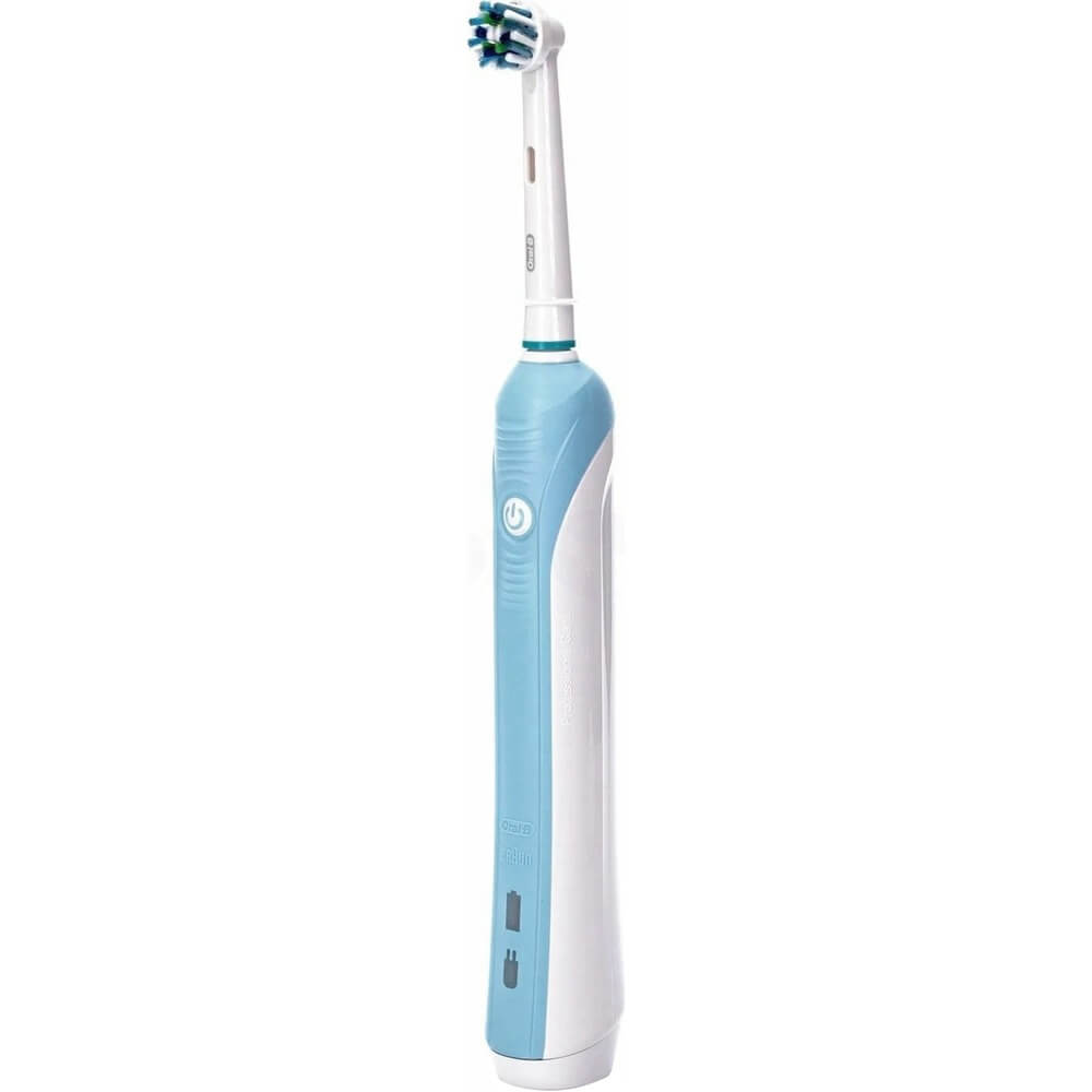 Электрическая зубная щетка Braun Oral-B PRO 500 D16.513.U голубой - фото 2