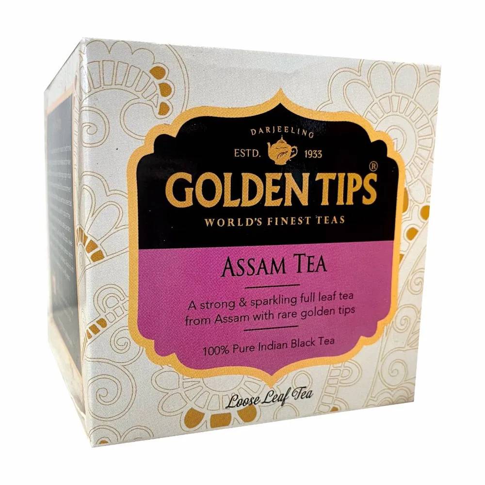 Чай Golden Tips Ассам, 100 г чай черный ассам golden tips ж б 100 г