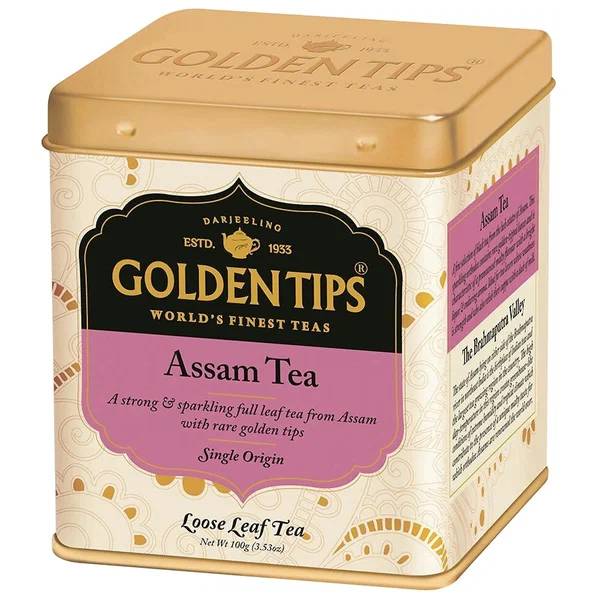 Чай Golden Tips Ассам, 100 г чай черный ассам golden tips ж б 100 г