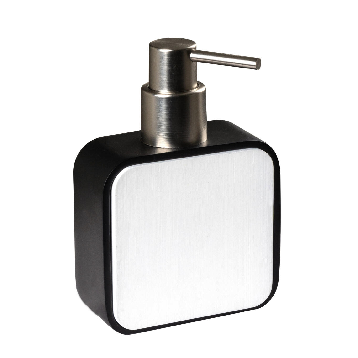Дозатор для мыла Ridder Amara черно-белый дозатор для жидкого мыла ridder amara чёрный с бежевым 10х5х14 5 см