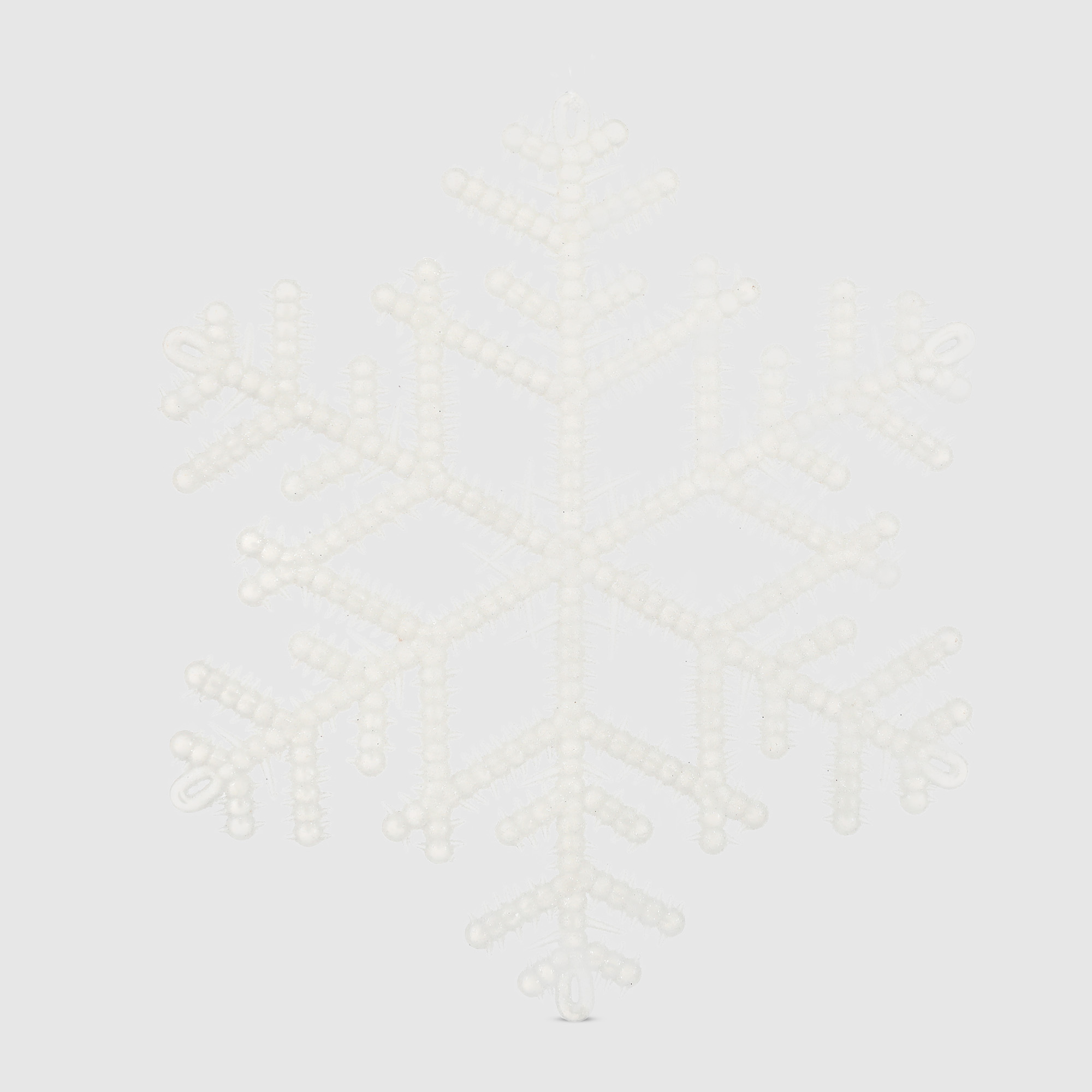 Набор подвесок Due Esse Christmas снежинка 20 см 2 шт, цвет белый