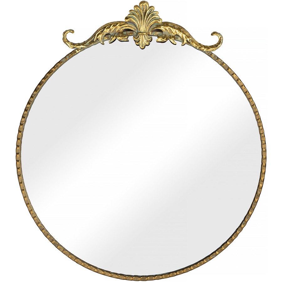 зеркало настенное glasar с полочкой светлое золото 18х9х35 см Зеркало настенное Glasar 60х4х68 см
