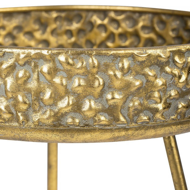 Столик интерьерный Glasar 48х48х60 см, цвет золотистый - фото 3