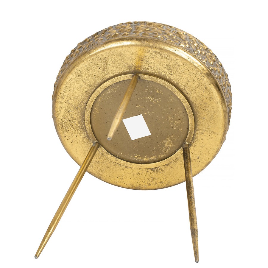 Столик интерьерный Glasar 48х48х60 см, цвет золотистый - фото 4