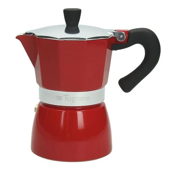 Кофеварка Tognana Red красная 120 мл кофеварка гейзерная доляна