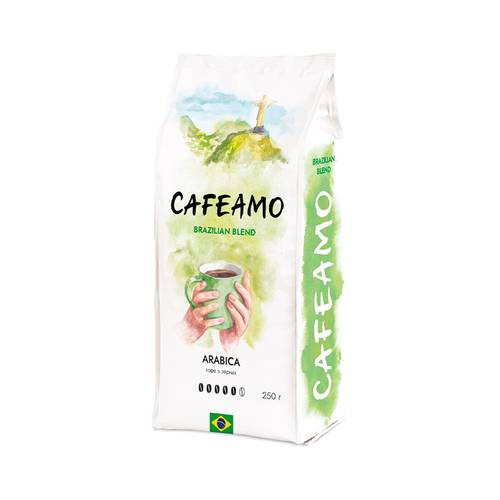 Кофе в зернах Cafeamo Brazilian Blend, 250 г кофе в зернах jacobs бариста эспрессо 1000 г