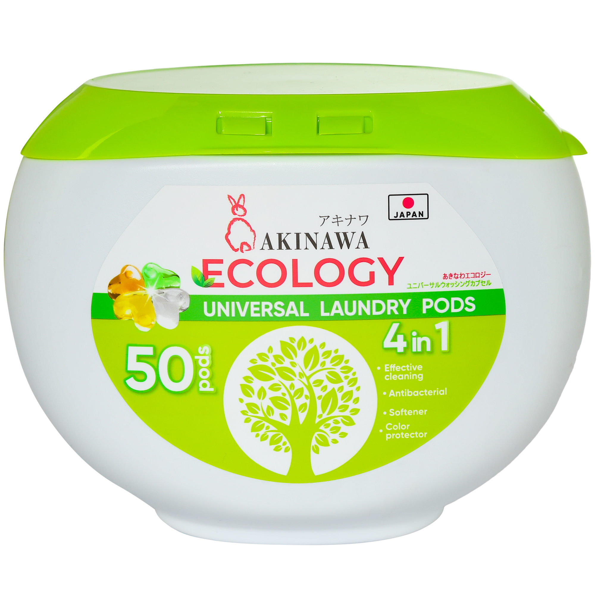 фото Капсулы для стирки akinawa ecology 4в1 50 шт