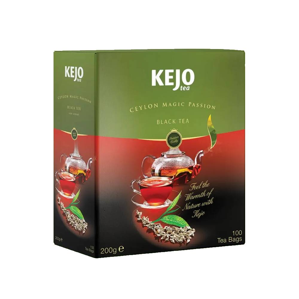 Чай черный Kejo Tea Ceylon Magic Passion 100 пакетиков чай черный riston finest ceylon tea 100 пакетиков