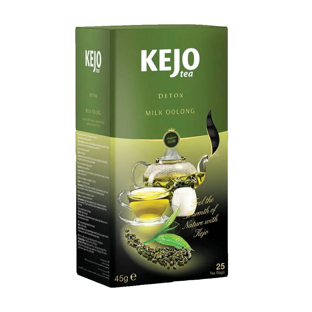 Чай зеленый Kejo Tea Detox Milk Oolong 25 пакетиков 2021 taiwan oolong chinese tea oriental beauty oolong dongfang meiren white wulong bai hao tea eastern oolong 50g