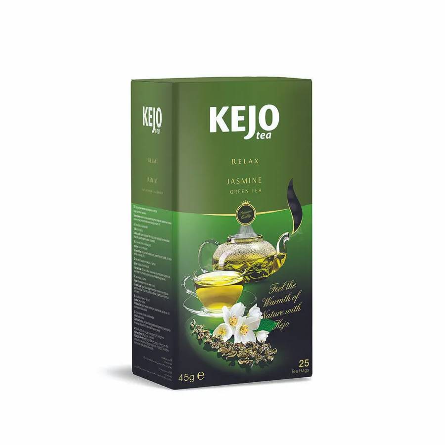 чай зеленый newby ок жасмина листовой 100 г Чай зеленый Kejo Tea Relax Jasmine 25 пакетиков