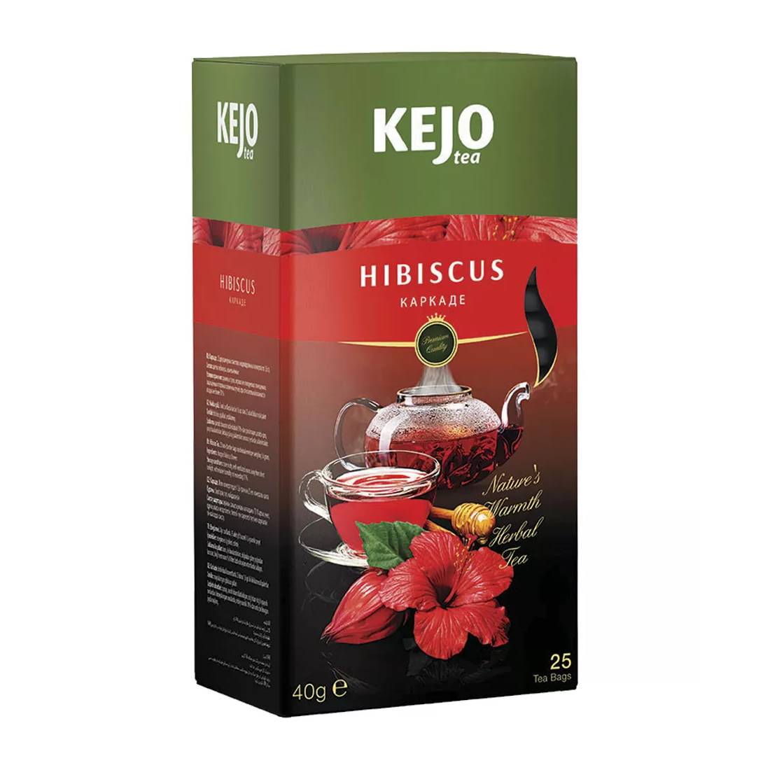 Чай травяной Kejo Tea Hibiscus каркаде 25 пакетиков