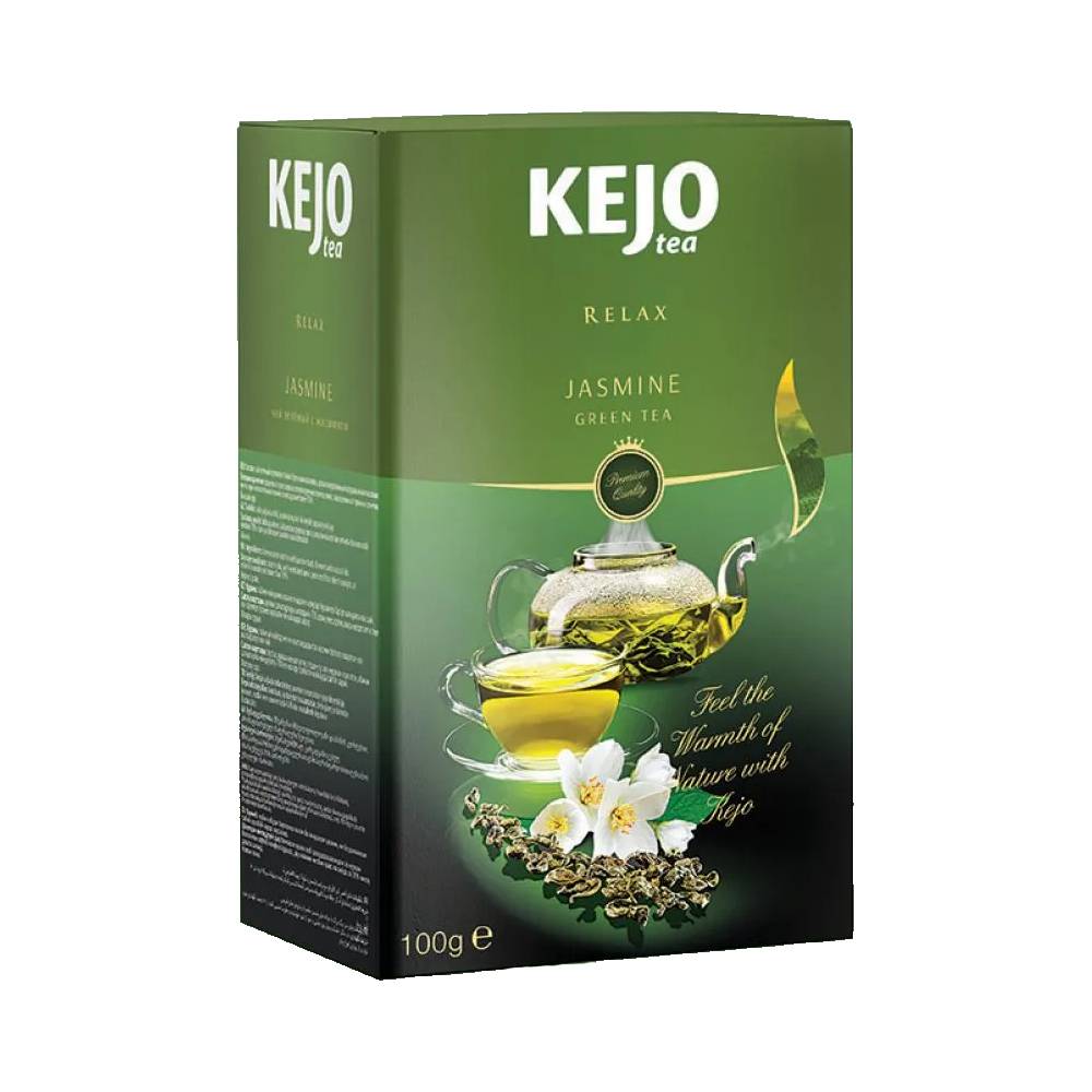 Чай зеленый Kejo Tea Relax Jasmine, 100 г чай chelton благородный дом зеленый крупнолистовой 200 г
