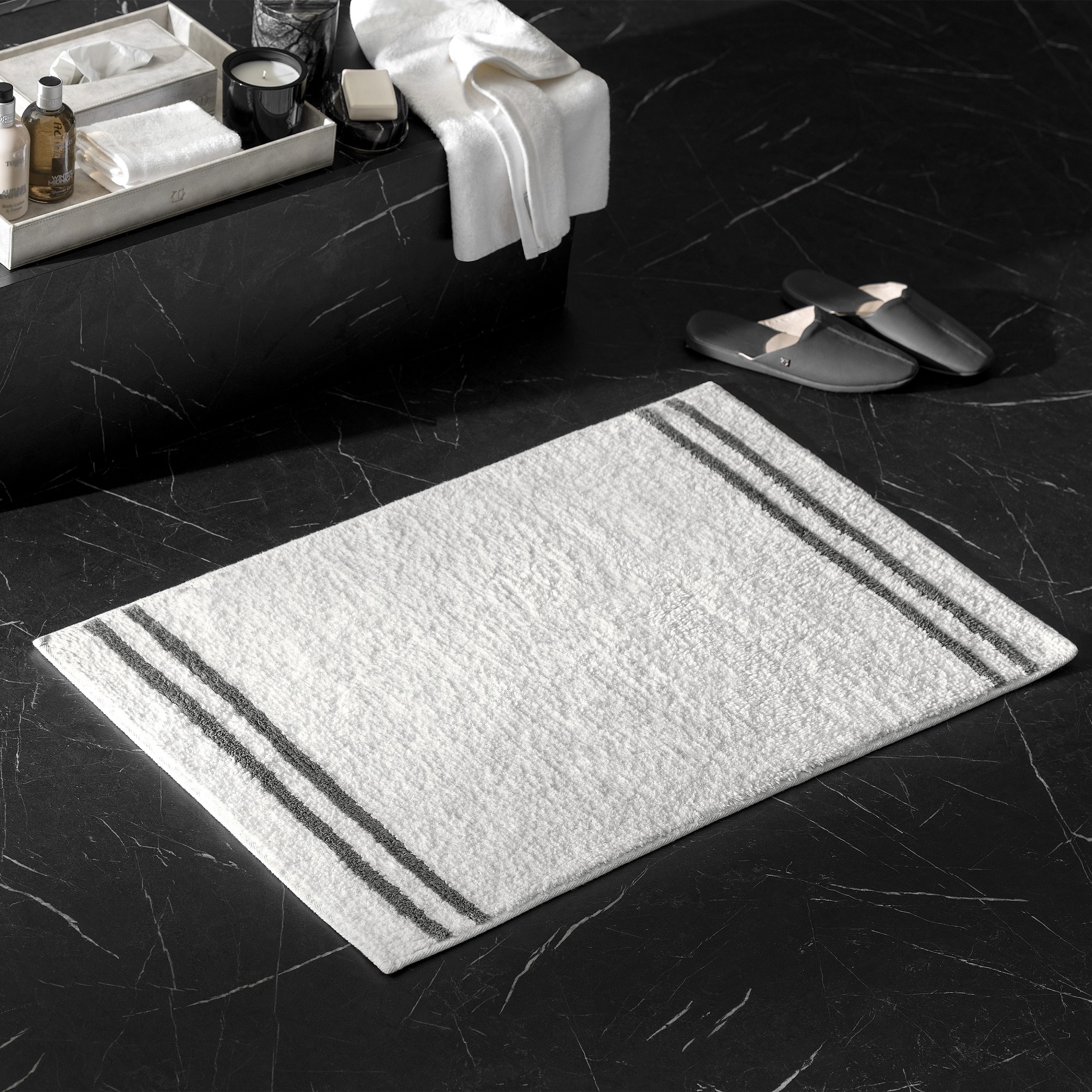 Коврик для ванной Togas Джимон бело-серый 60х100 см коврик для ванной альбина 60х100 см микрофибра серый