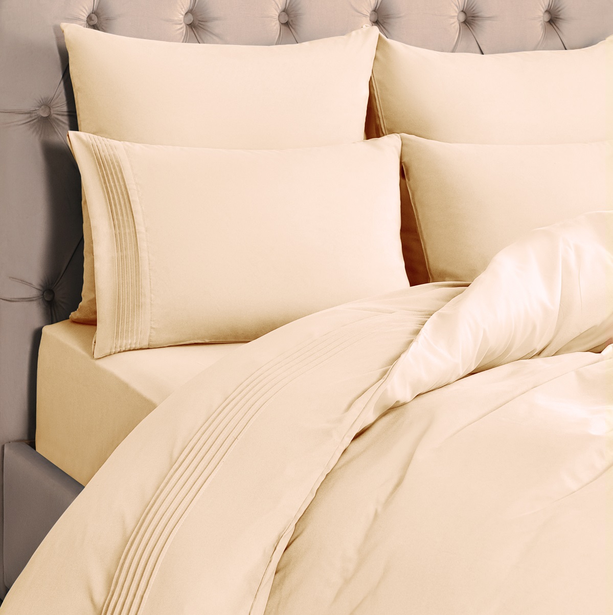Комплект постельного белья Sleepix Миоко экрю Полуторный, размер Полуторный - фото 4