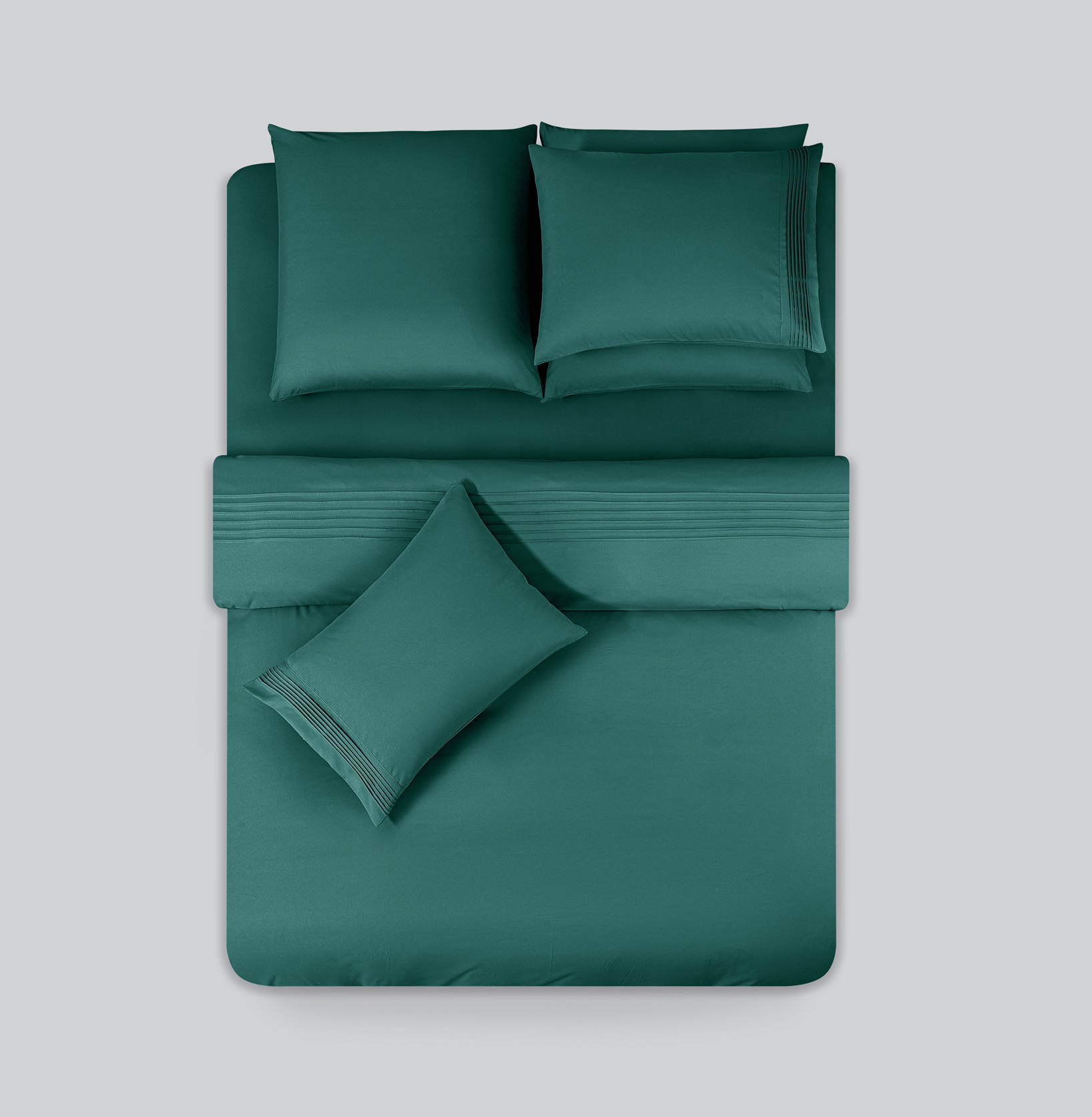 Комплект постельного белья Sleepix Миоко зеленый Полуторный, размер Полуторный - фото 3