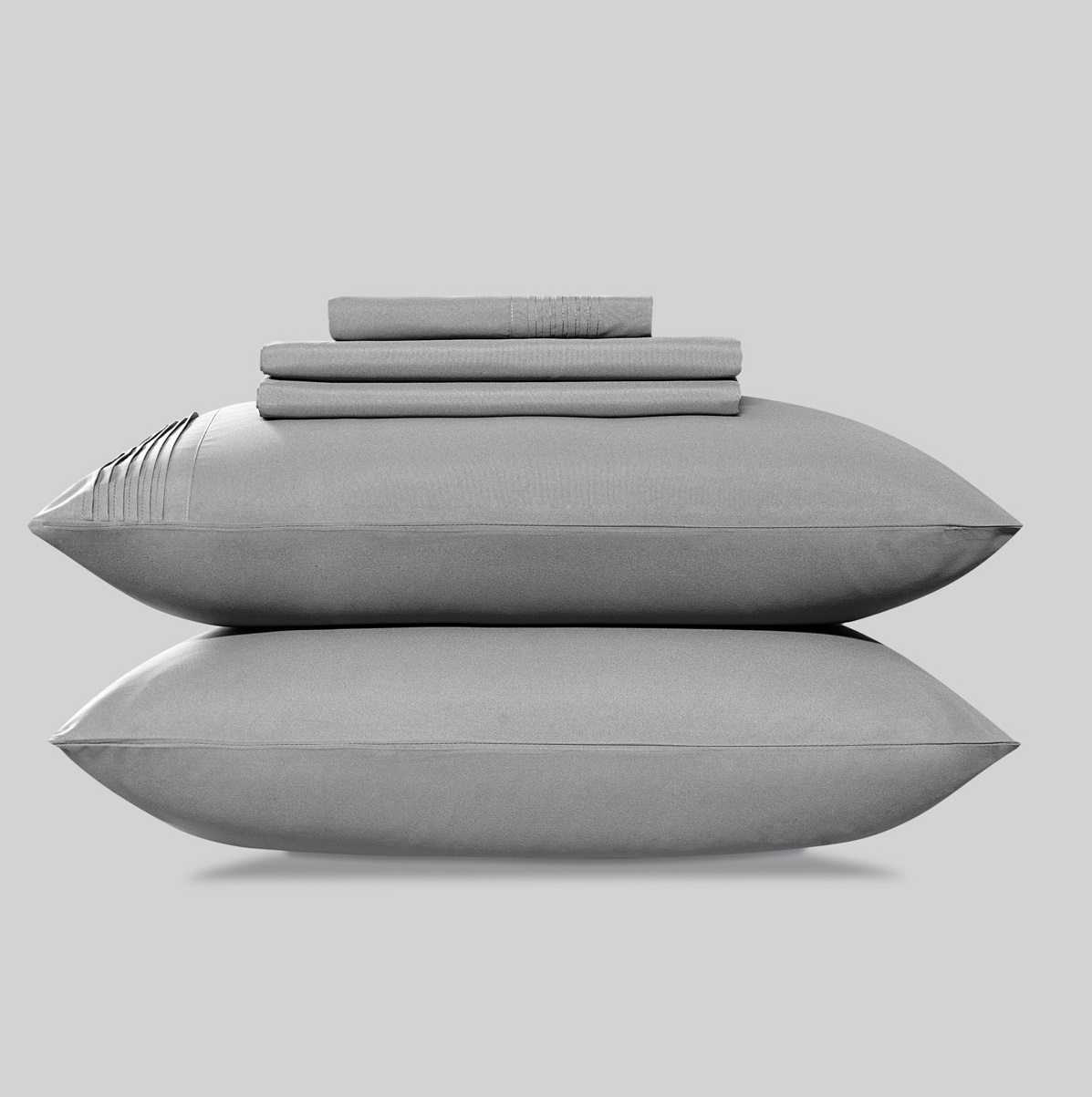 Комплект постельного белья Sleepix Миоко серый Полуторный, размер Полуторный - фото 7