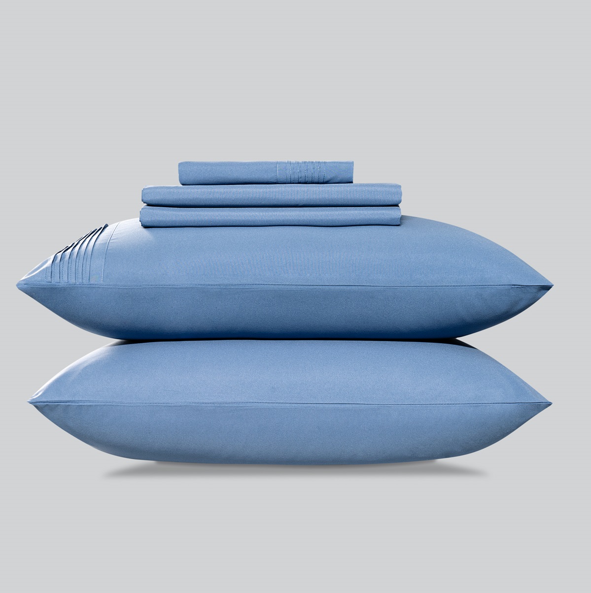 Комплект постельного белья Sleepix Миоко синий Полуторный, размер Полуторный - фото 7