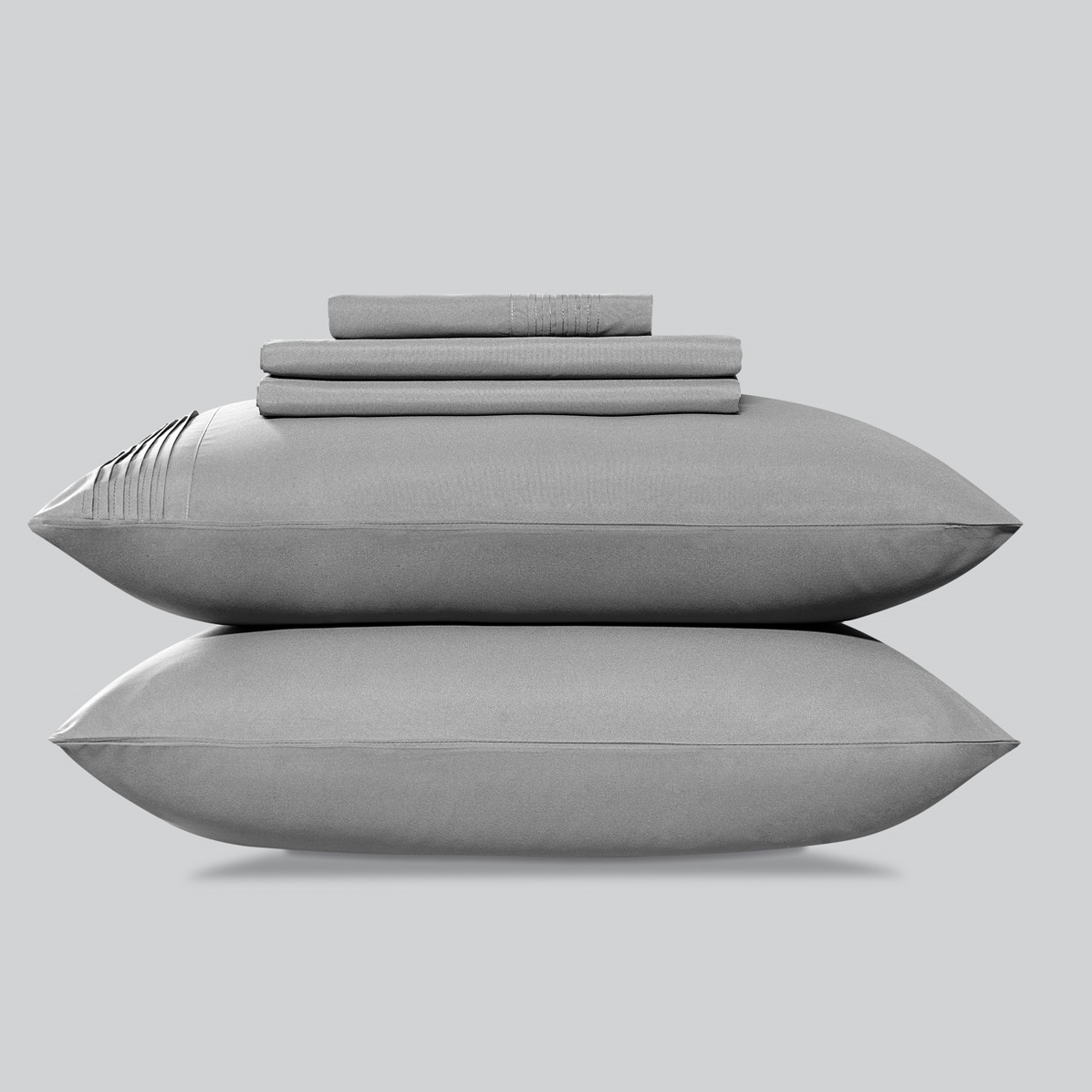 Комплект постельного белья Sleepix Миоко серый Двуспальный, размер Двуспальный - фото 7
