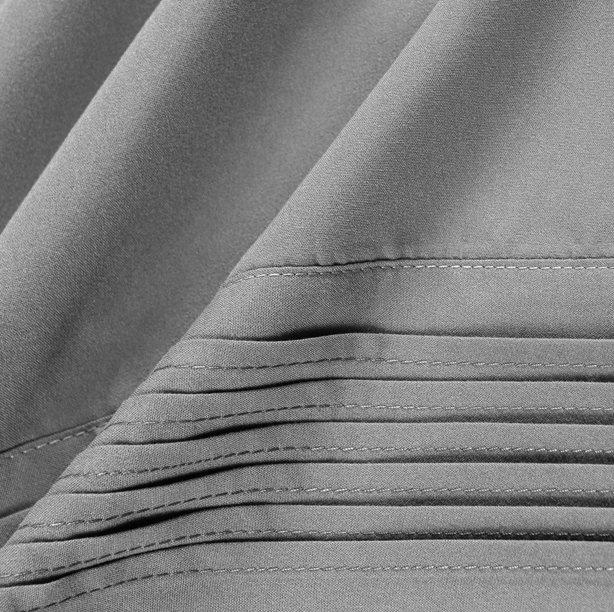 Комплект постельного белья Sleepix Миоко серый Двуспальный, размер Двуспальный - фото 8